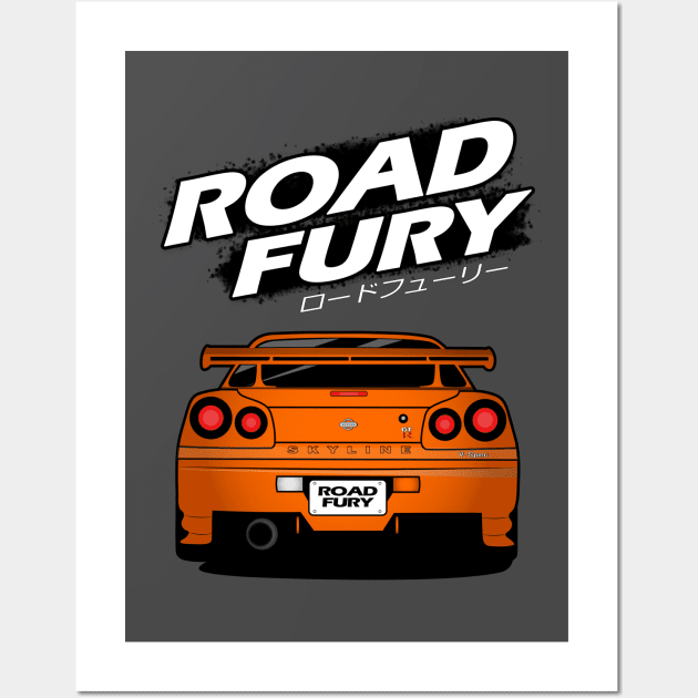 Road Fury Wall Art by CreepyRebel